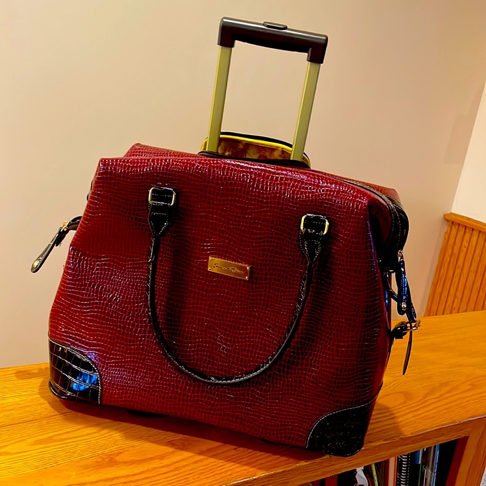 Samantha Brown Croco-Embossed Luggage